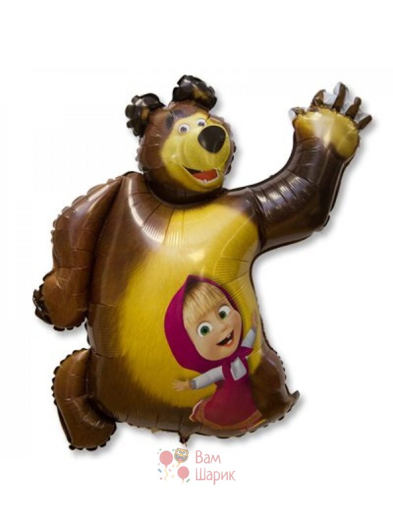 Фольгированная фигура Маша и Медведь