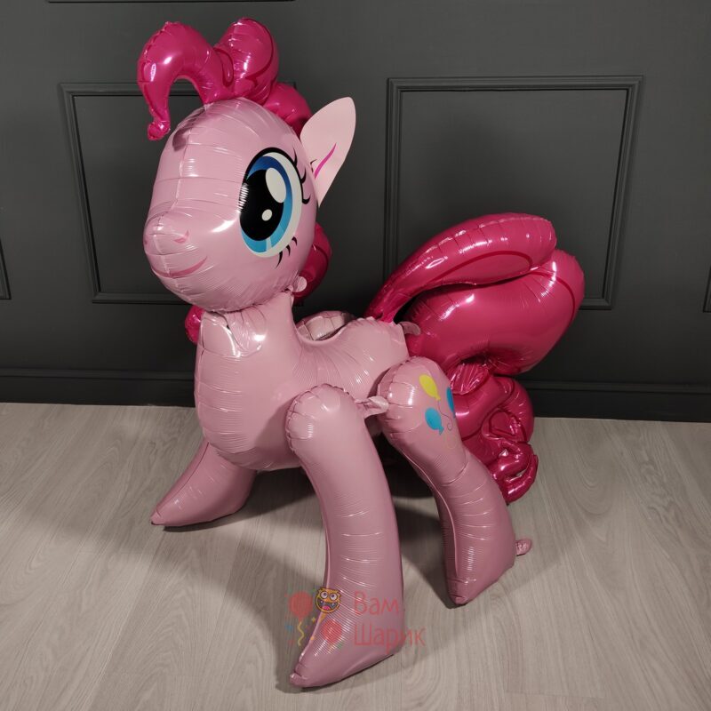 Ходячая фольгированная фигура Розовая Пони