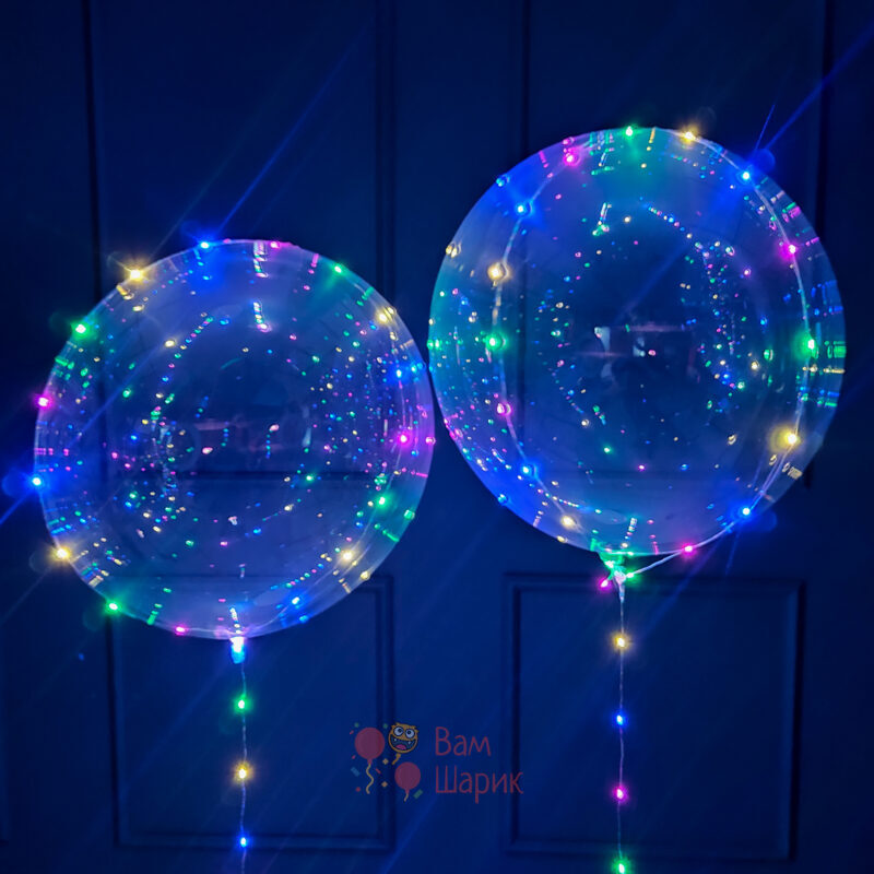 Светящийся кристальный шар Bubbles со светодиодной лентой