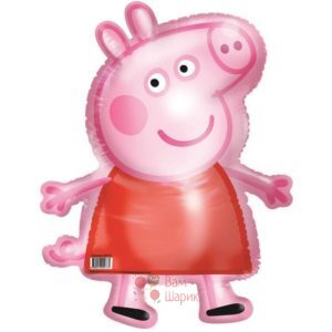 Ходячая фольгированная фигура Свинка Пепа